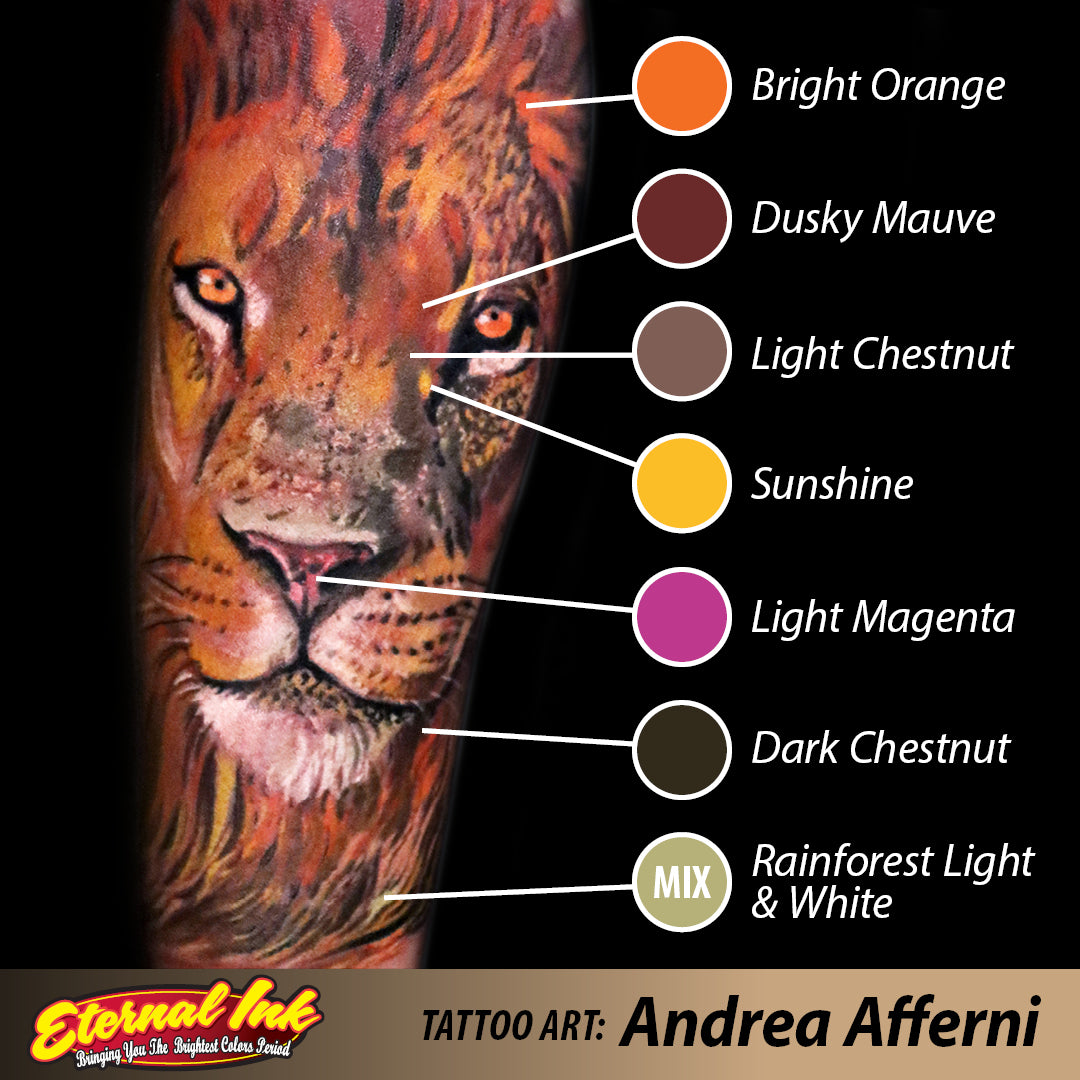 Andrea Afferni Color Maps - Eternal Tattoo Ink