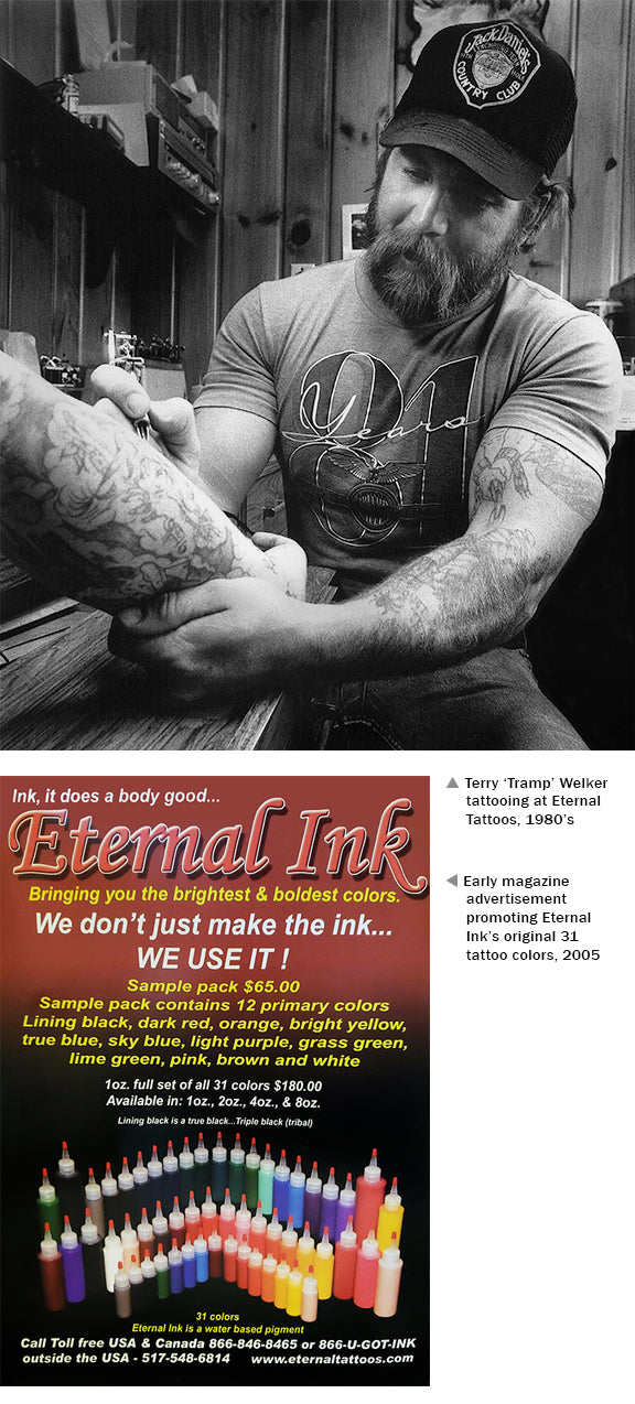 Eternal Ink Eternal Tattoo Ink | Sample Color Set | 1/2oz Bottles