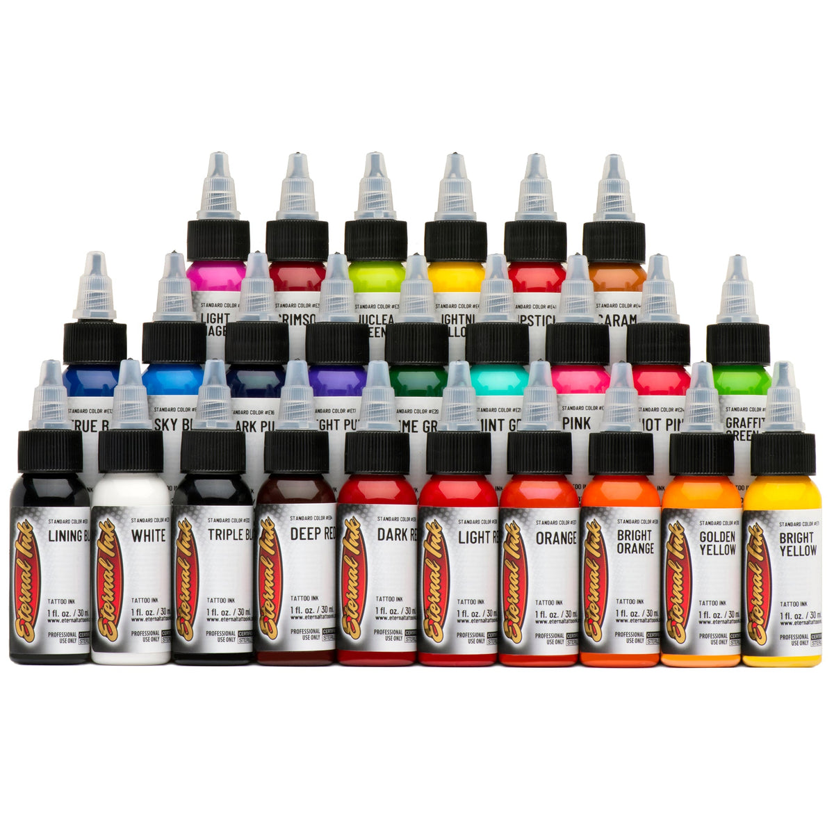 Eternal Ink Mint Standard Sets - Eternal Tattoo Ink